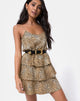 Image of Kepsy Dress in Mini Tiger Brown