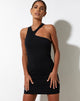 image of Kolova Mini Dress in Lycra Black