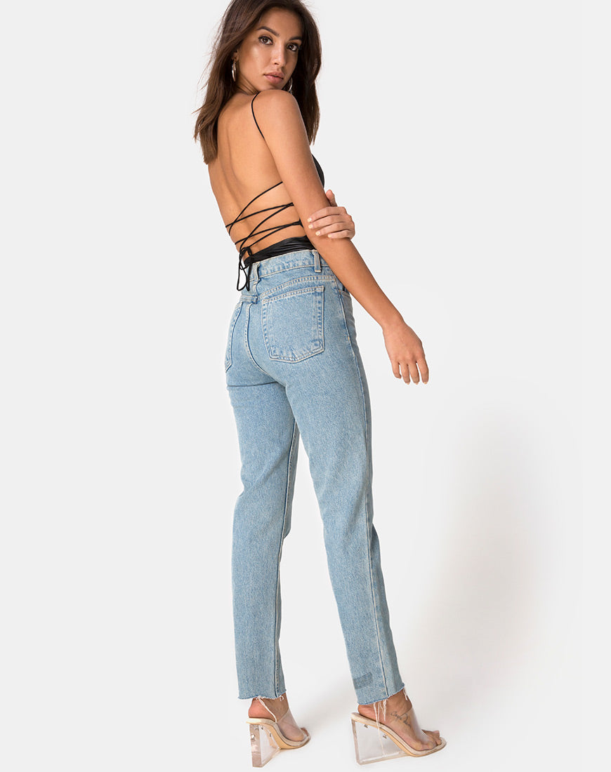 Image of Kozula Bodice in Black Coated