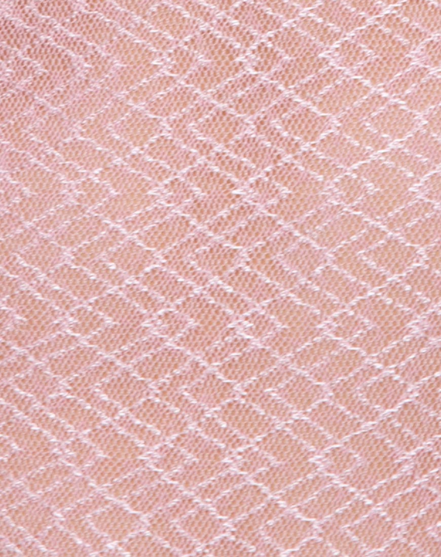 Image of Lanora Bodice in Lacey Knit Blush