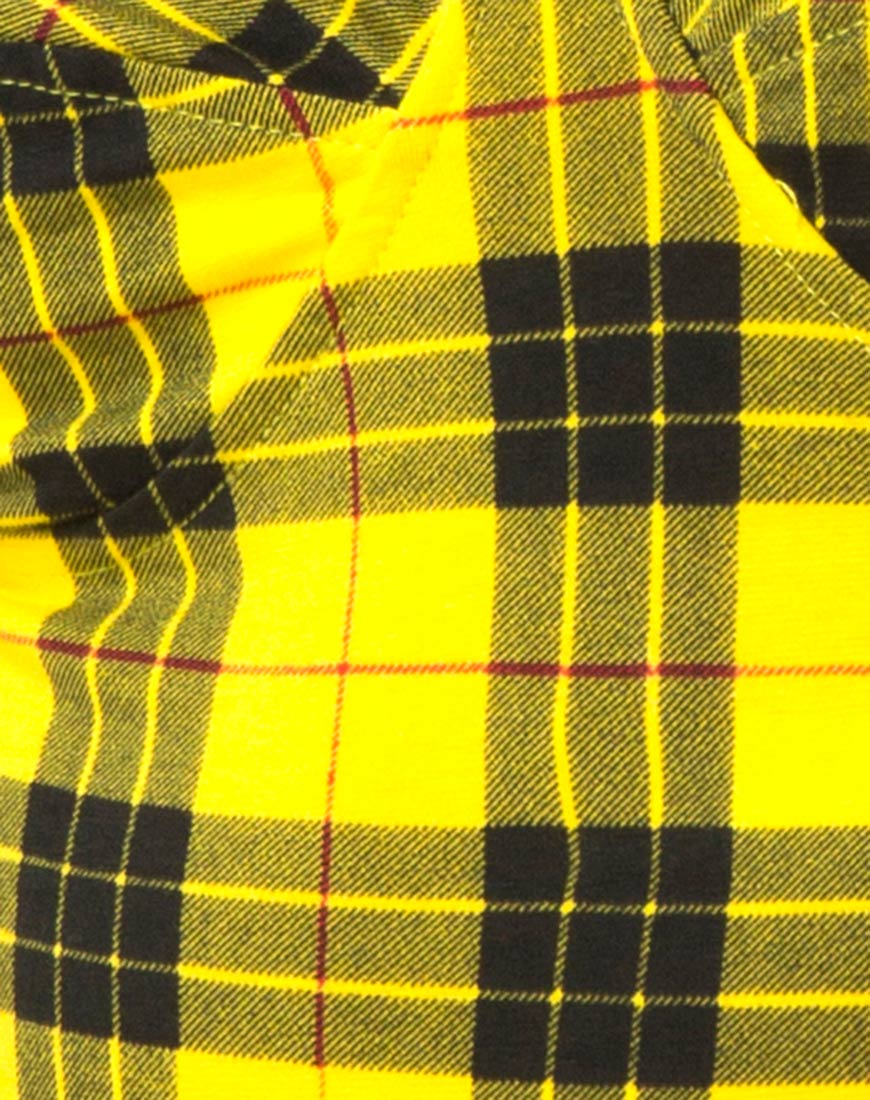 Image of Lantas Bodice in Winter Plaid Yellow
