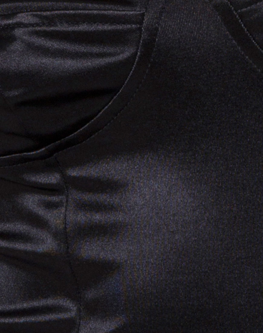 Image of Lany Catsuit in Spandex Black