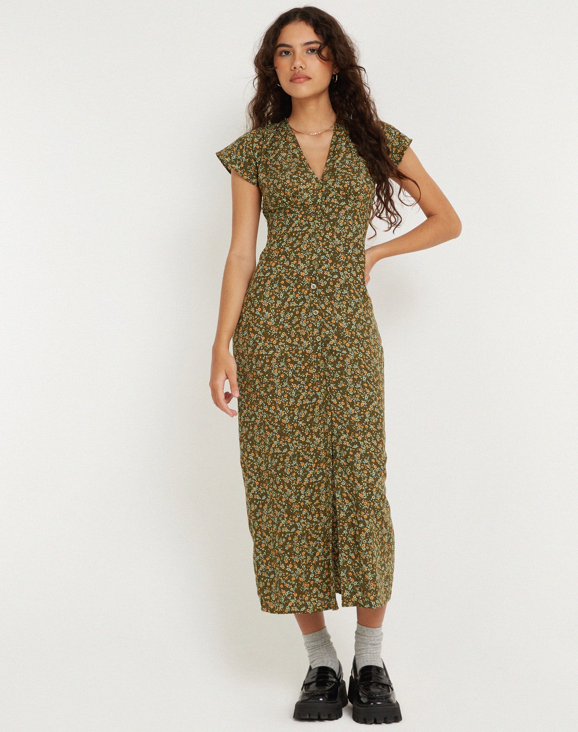 Grunge midi hotsell dress