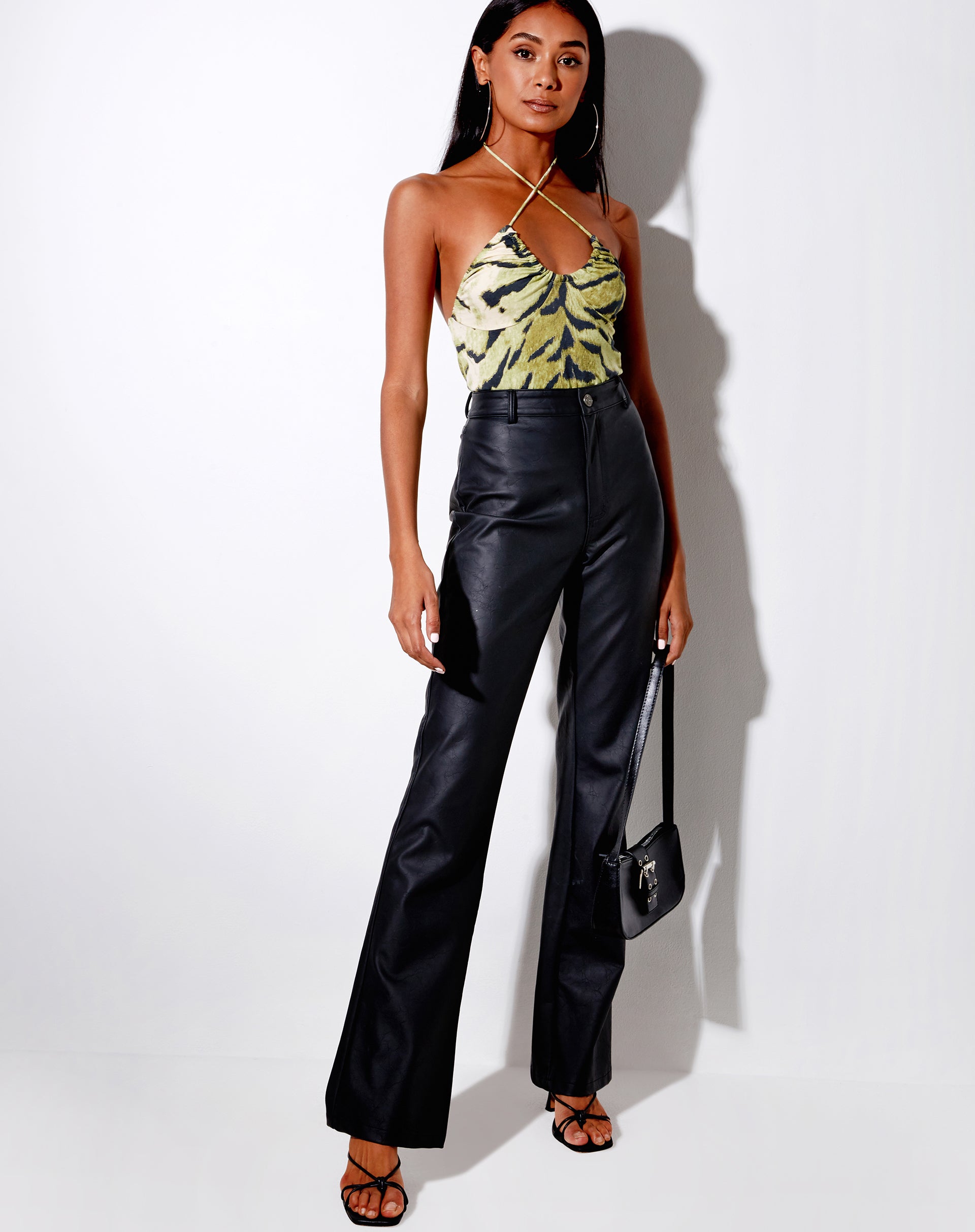 Image of Larisa Bodice in Tiger Full Khaki