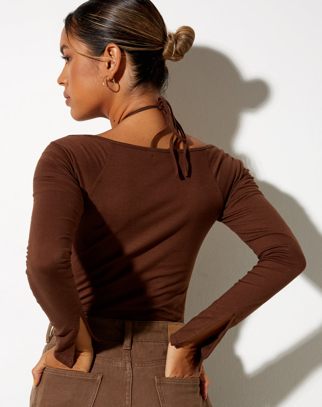Lasira Bodice in Lycra Cocoa