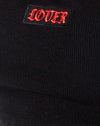 Rib Black "Lover" Embro