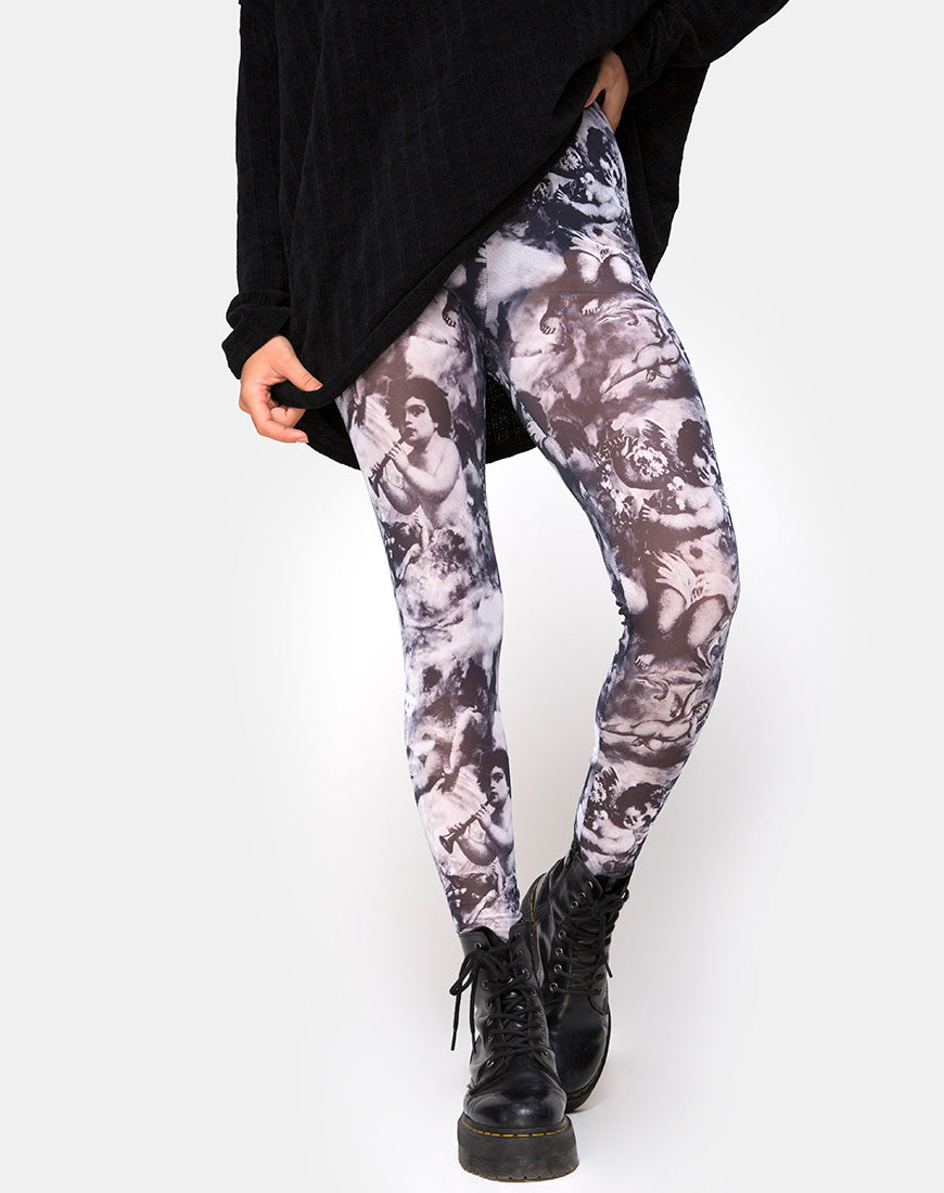 Image of Legging in Cherub Mesh