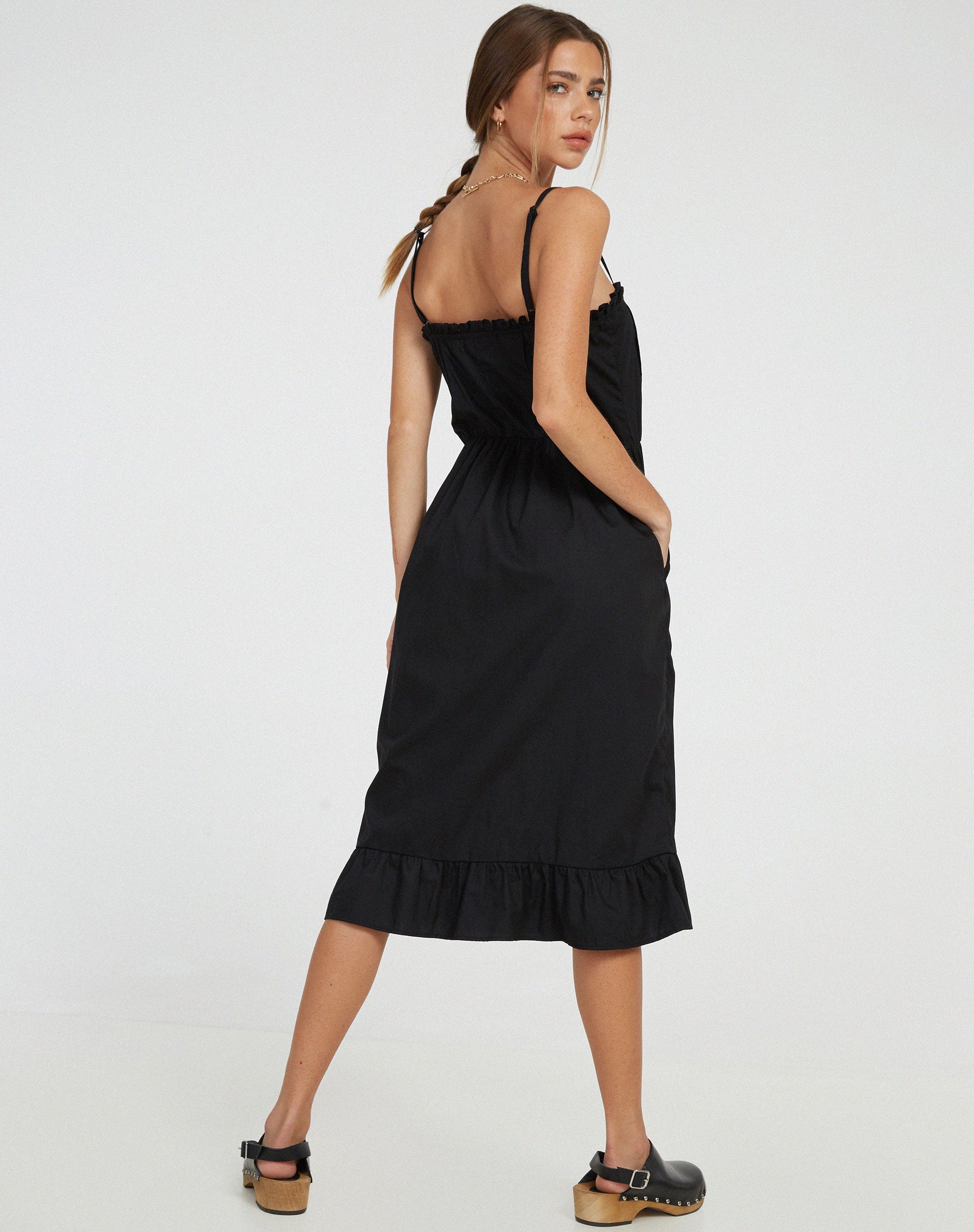 image of Lennox Midi Dress in Black