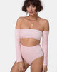 Image of Lesta Short in Fluffy Knit Candy