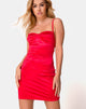 Image of Leta Bodycon Dress in Red