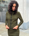 Image of Livia Jacket in Tailoring Army Green