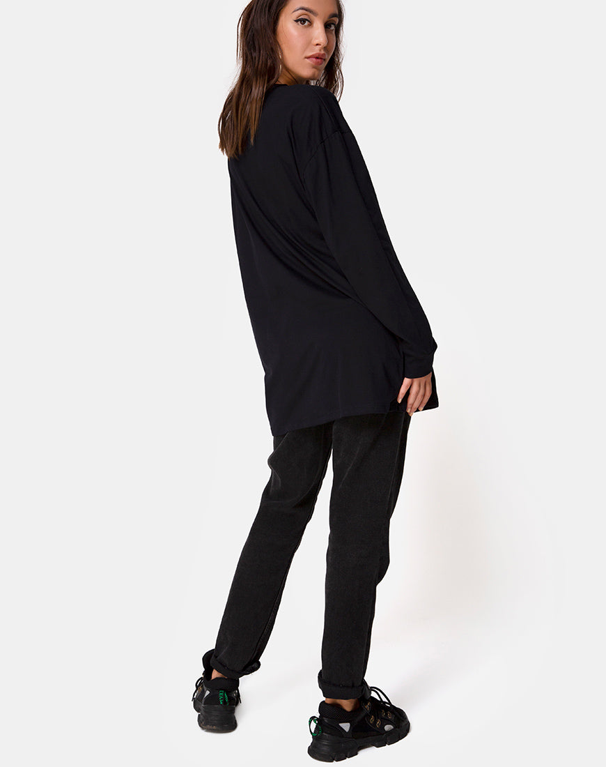 Image of Lotsun Tee in Love at First Swipe with Black Placement