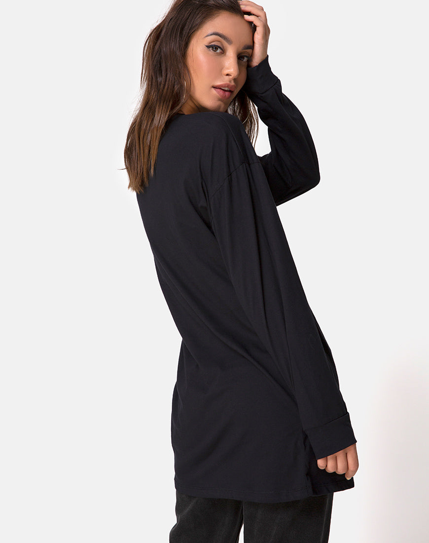 Image of Lotsun Tee in Love at First Swipe with Black Placement