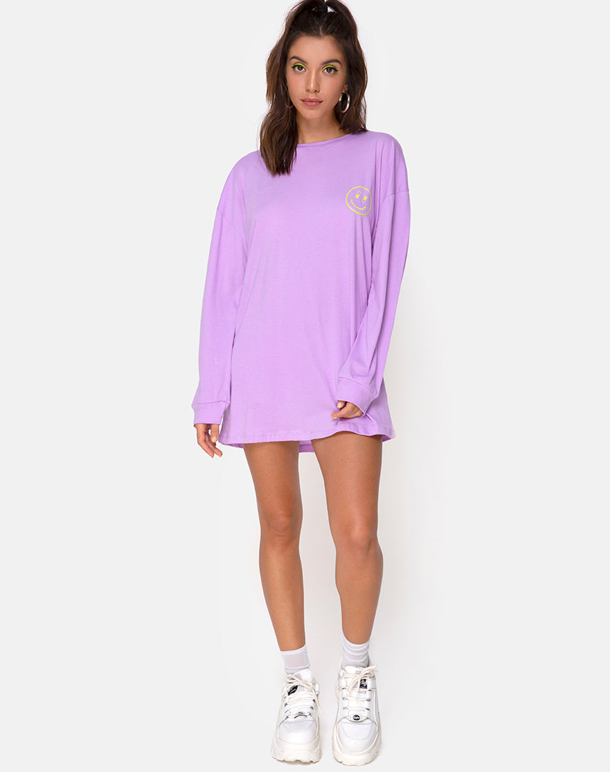 Image of Lotsun Sweatshirt in Purple Yellow Dream Scape