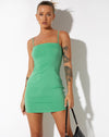 image of Lovana Mini Dress in Tailoring Green