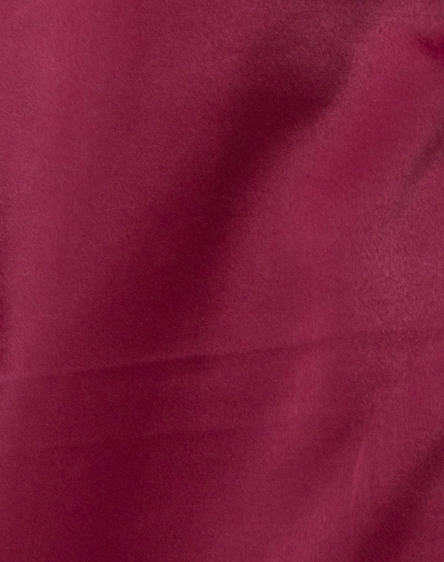 Image of Lucille Slip Dress in Burgundy