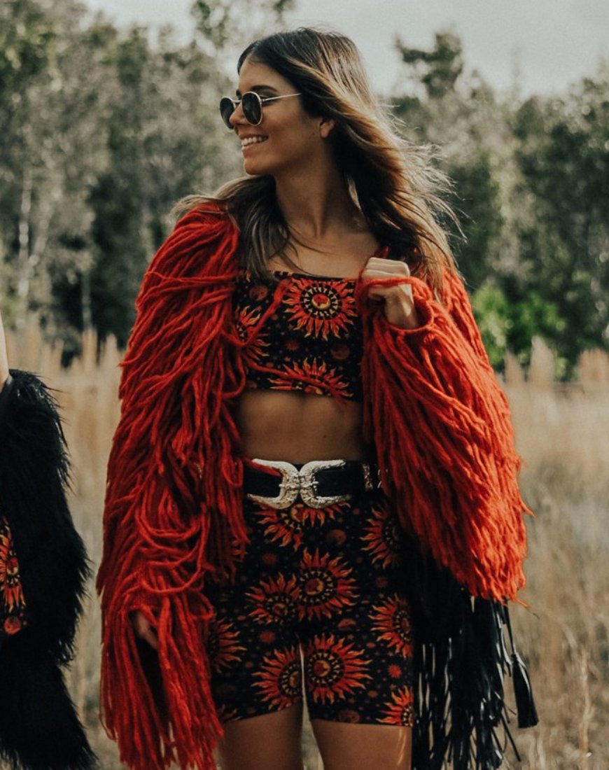 Kini Crop Top in Hot Sun  X Princess Polly