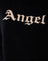 Knit Black with Angel in Cream