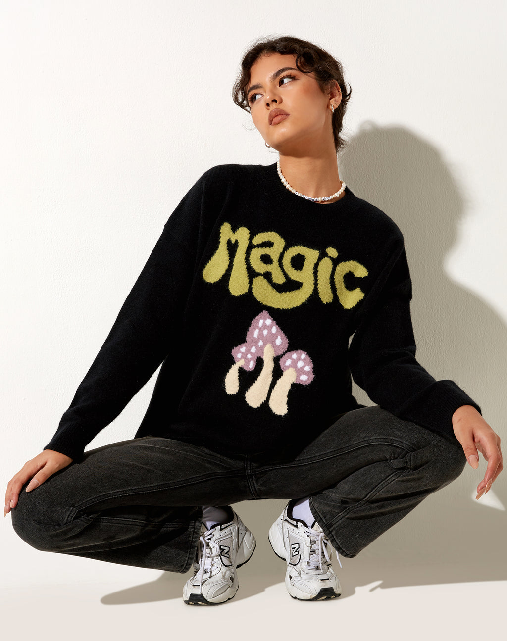 Lulees Jumper in Magic Black