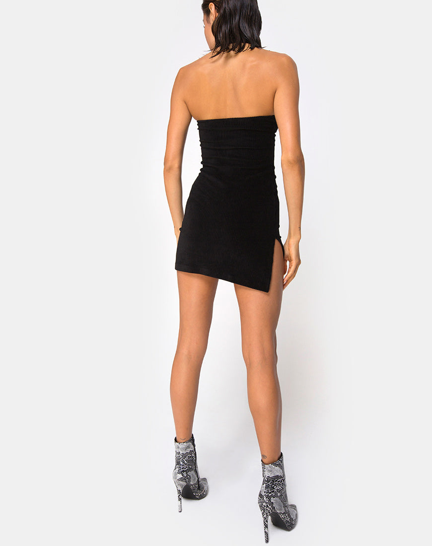 Black Ribbed Bodycon Tube Dress | Luste motelrocks.com Black Ribbed Bodycon Tube Dress | Luste motelrocks.com
