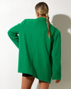 image of Maiwa Blazer in Tailoring Green