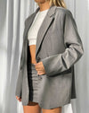 IMAGE OF Maiwa Blazer in Tailoring Charcoal