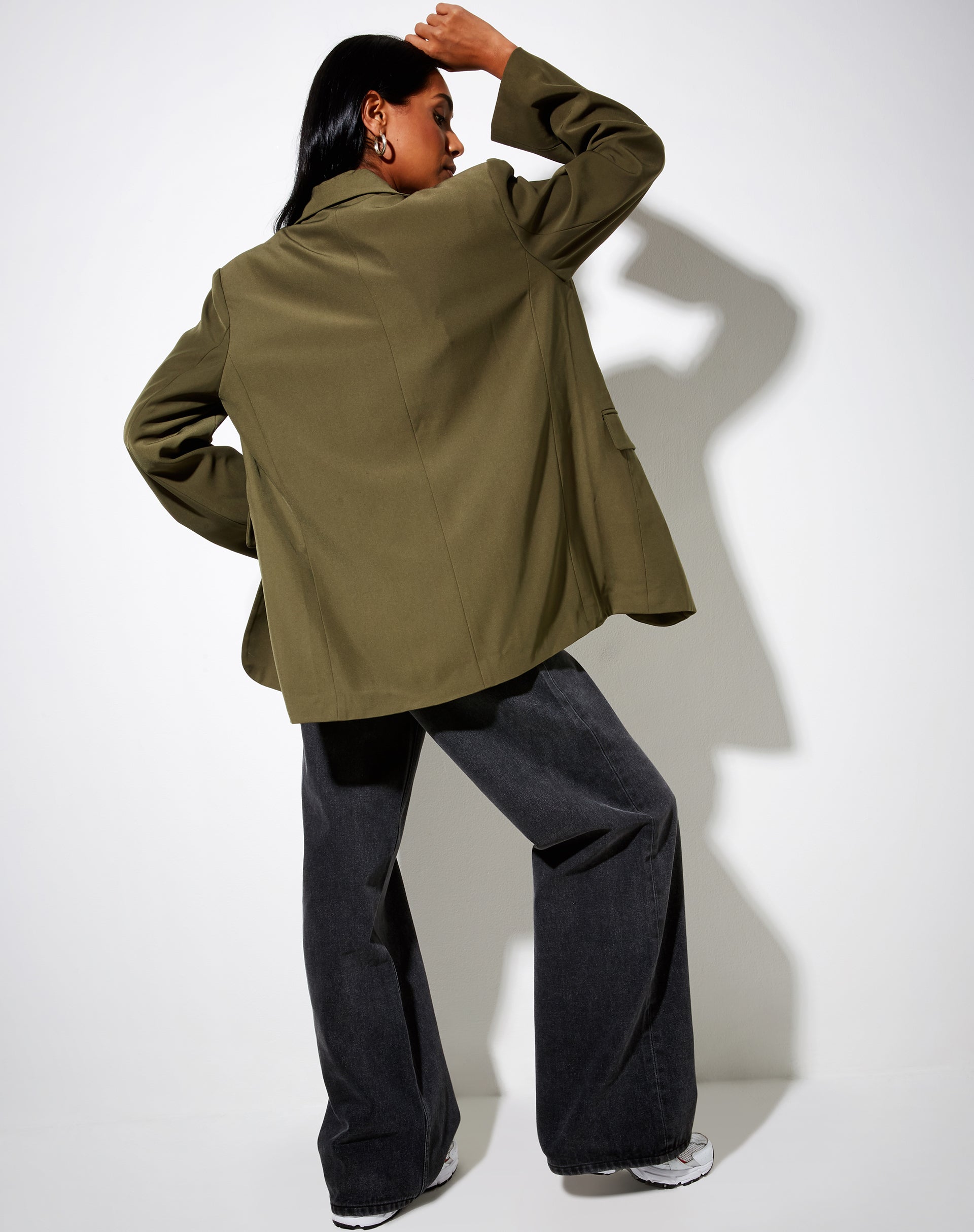Image of Maiwa Blazer in Khaki