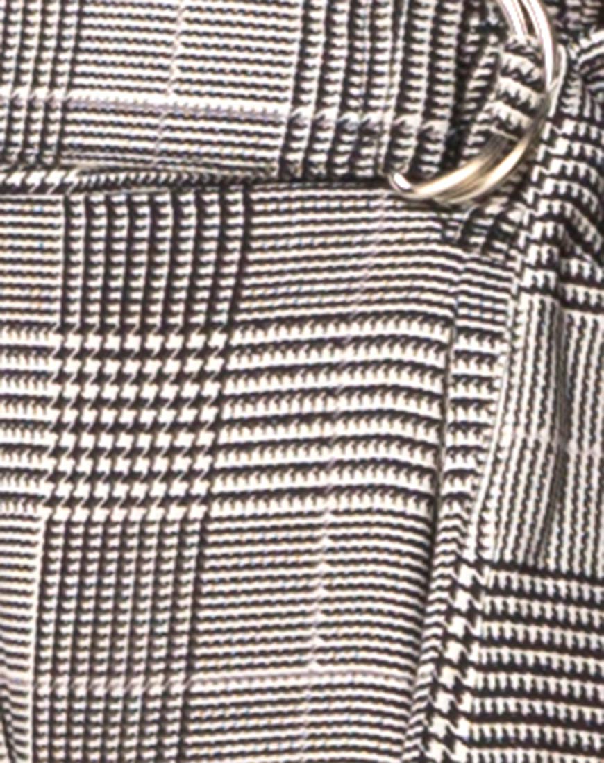 Image of Majustie Highwaist Trouser in Charles Check Grey