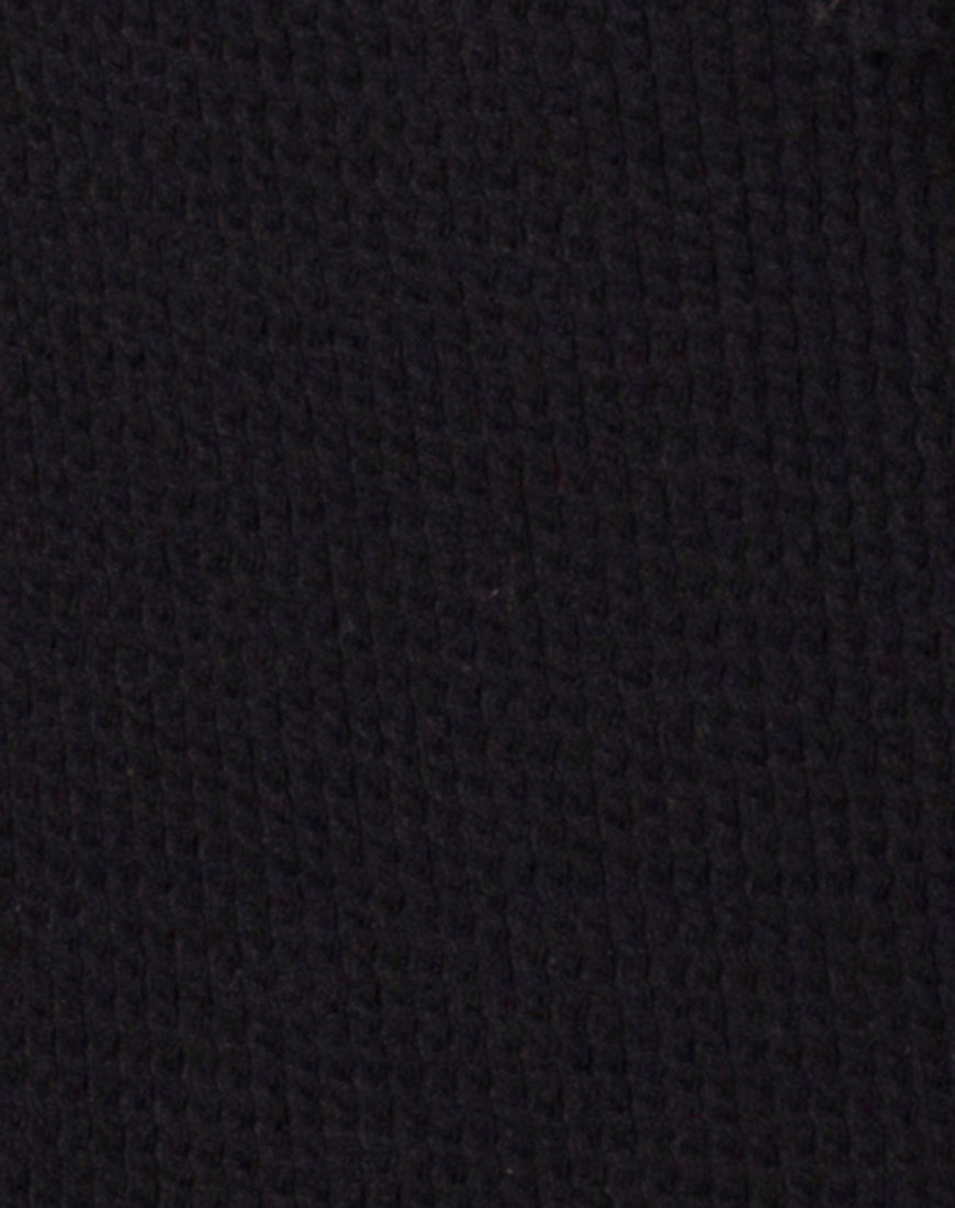 Image of Makana Swimsuit in Crinkle Rib Black