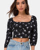 Image of Malon Crop Top in Dark Tulip