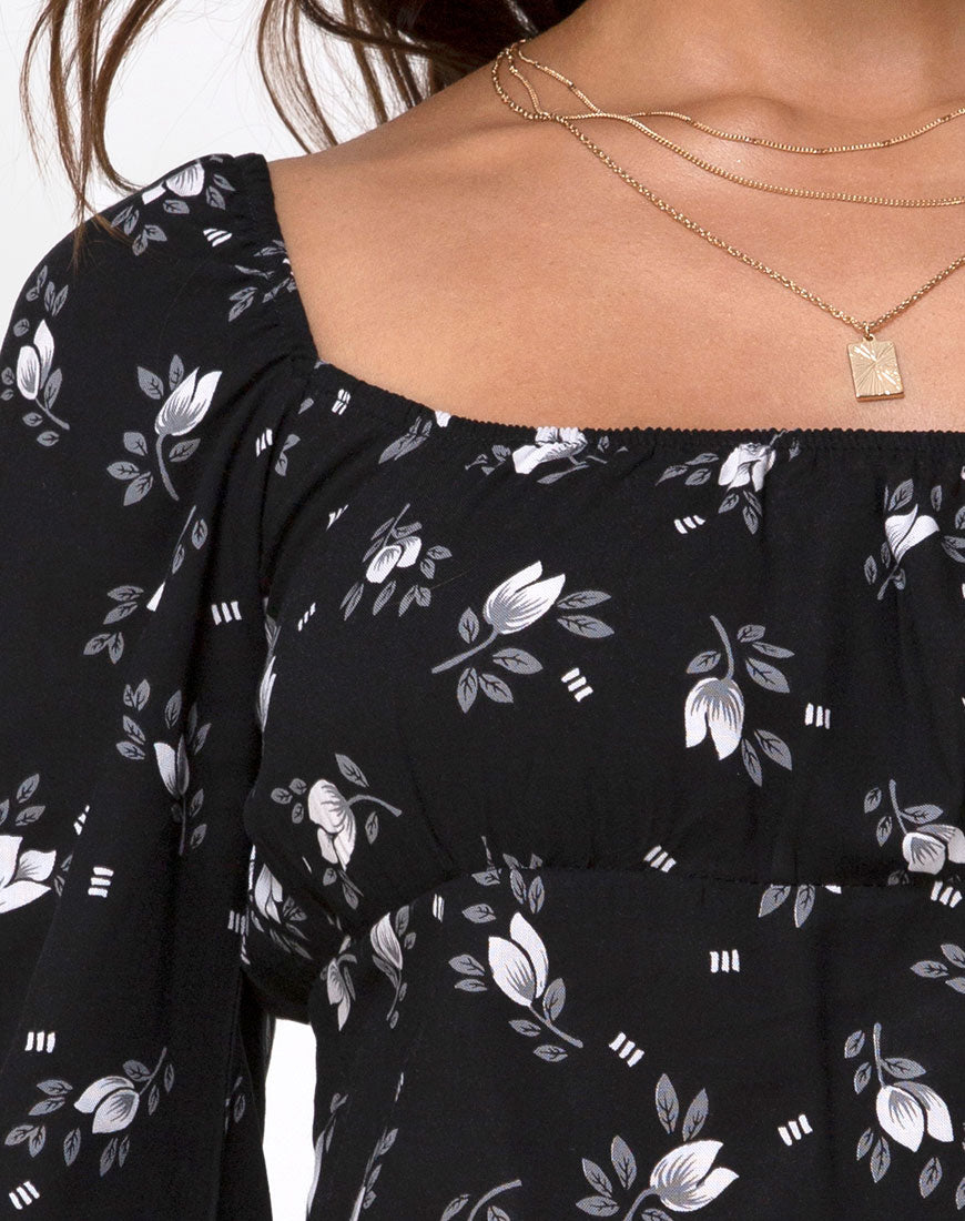 Image of Malon Crop Top in Dark Tulip