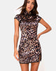 Image of Mandi Mini Dress in Magic Leopard