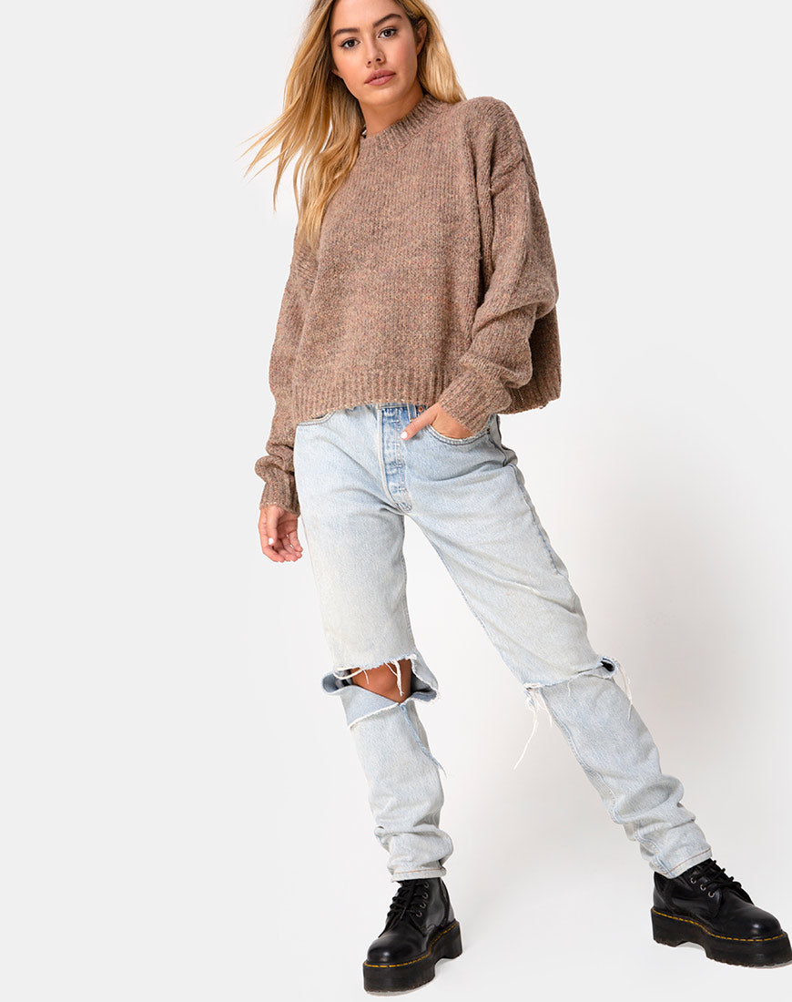 Image of Margo Jumper in Knit Tan