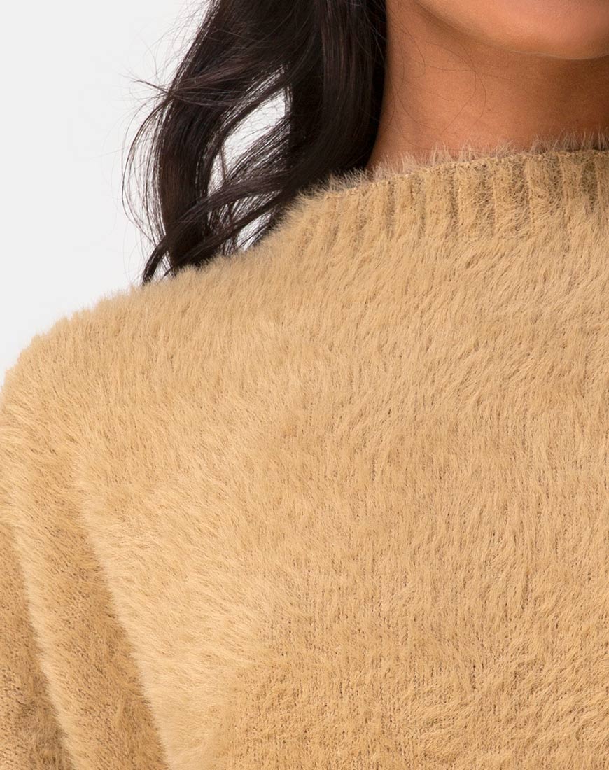 Image of Margo Jumper in Knit Taupe