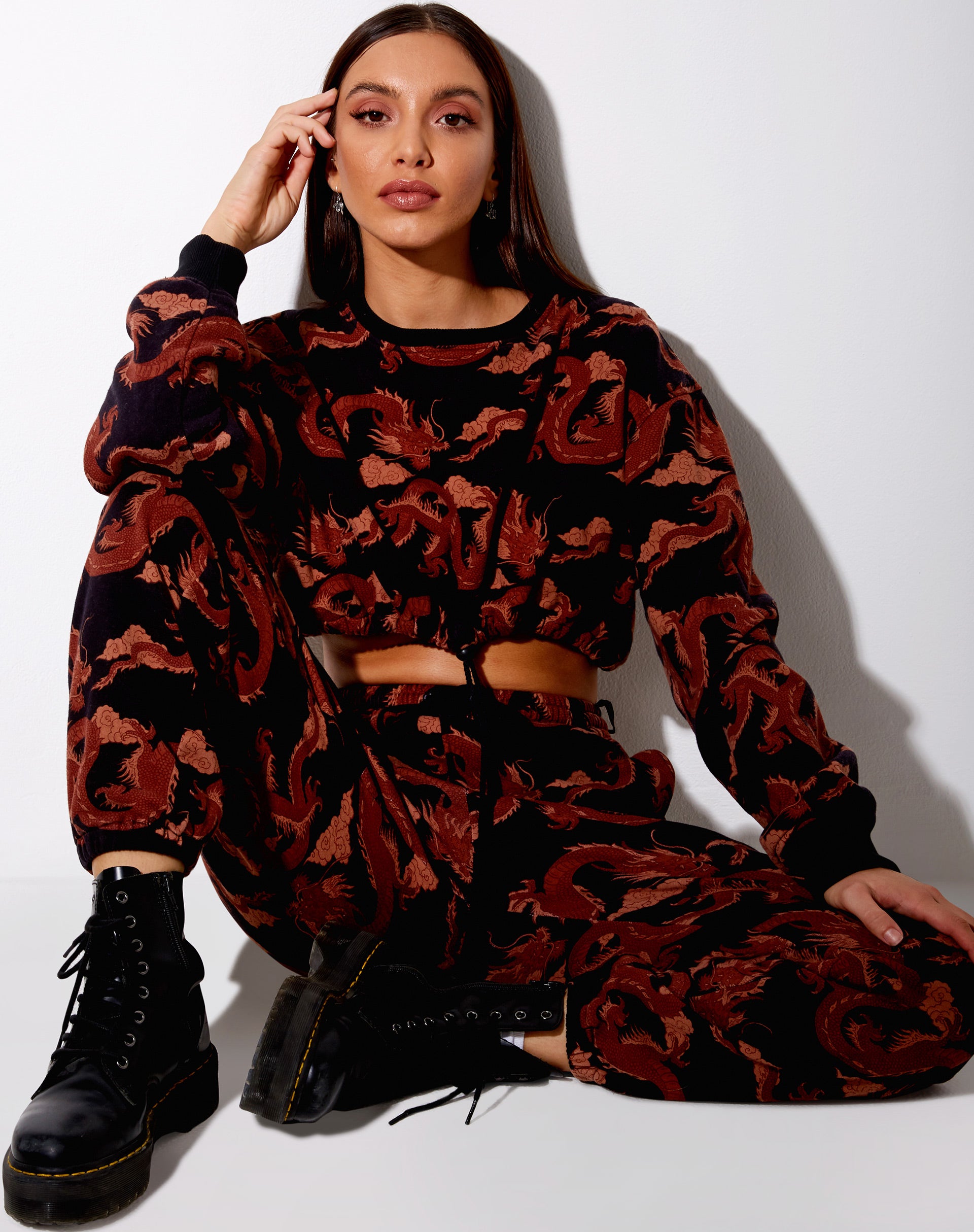 Image of Markey Jumper in Tonal Dragon Orange