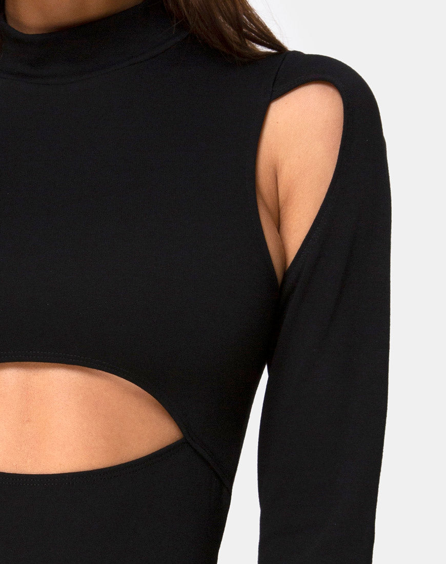 Image of Matcha Mini Dress in Black