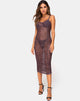 Image of Mauna Maxi Dress in Rar Leopard Mesh