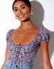 Image of Mazu Top in Lilac Blossom