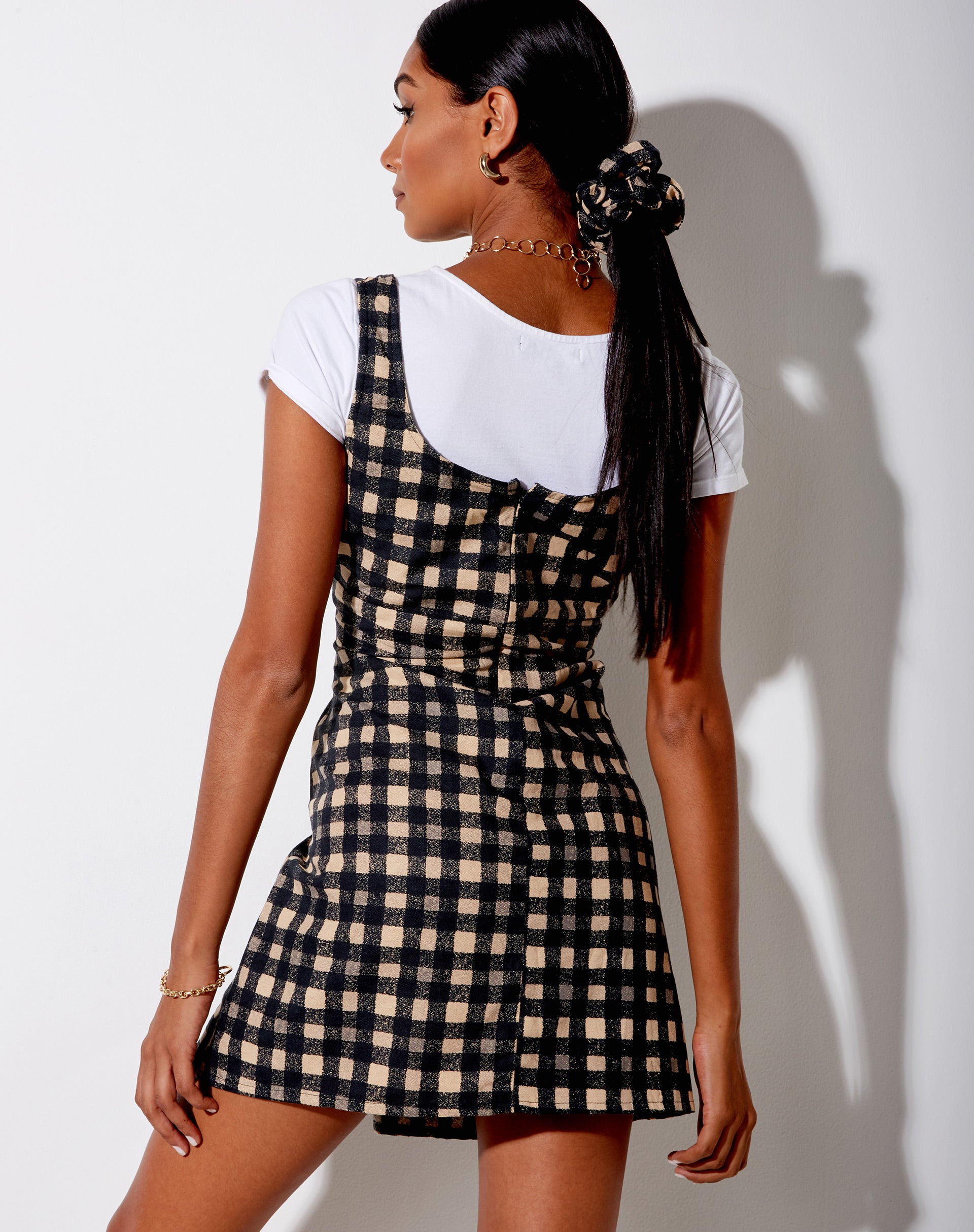 Image of Mehra Mini Dress in 90s Grunge Check