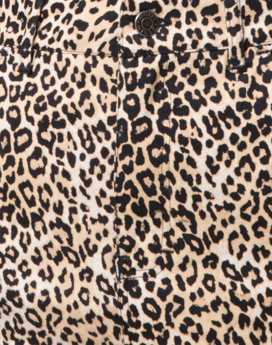High Waist Rar Leopard Mini Skirt | Mini Broomy - Motel Rocks ...