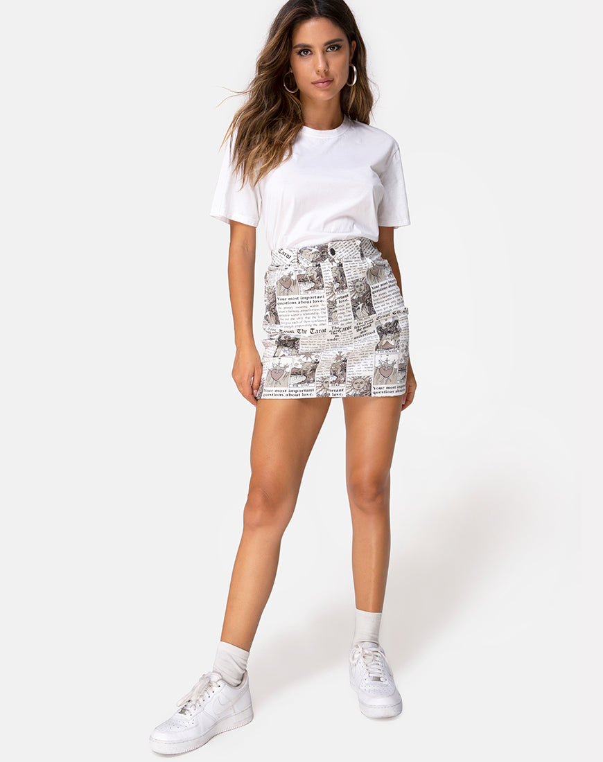 Image of Mini Broomy Skirt in Tarot