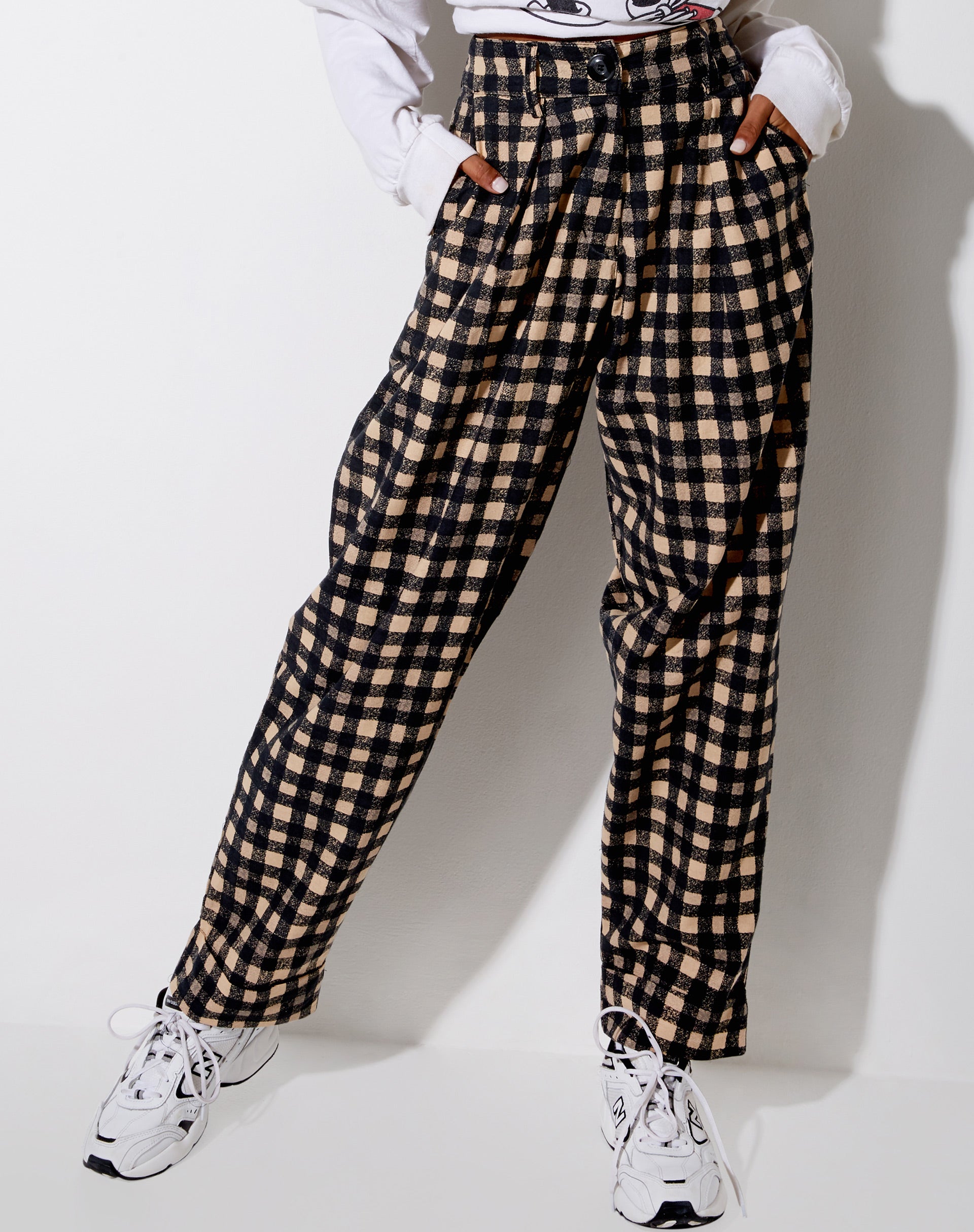 Misca Trouser in 90 s Grunge Check