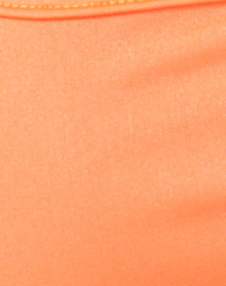 Image of Misho Crop Top in Fluro Orange