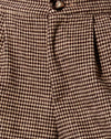 Houndstooth Brown