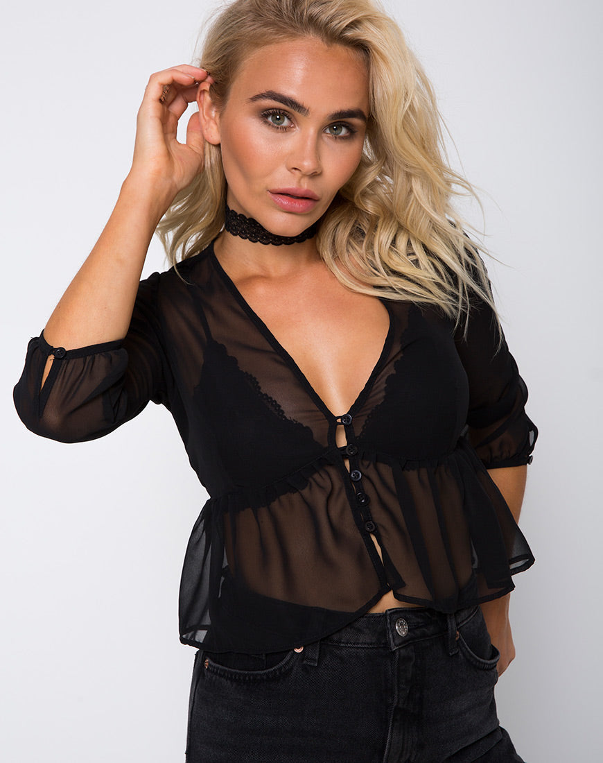 Image of Mosca Top in Black