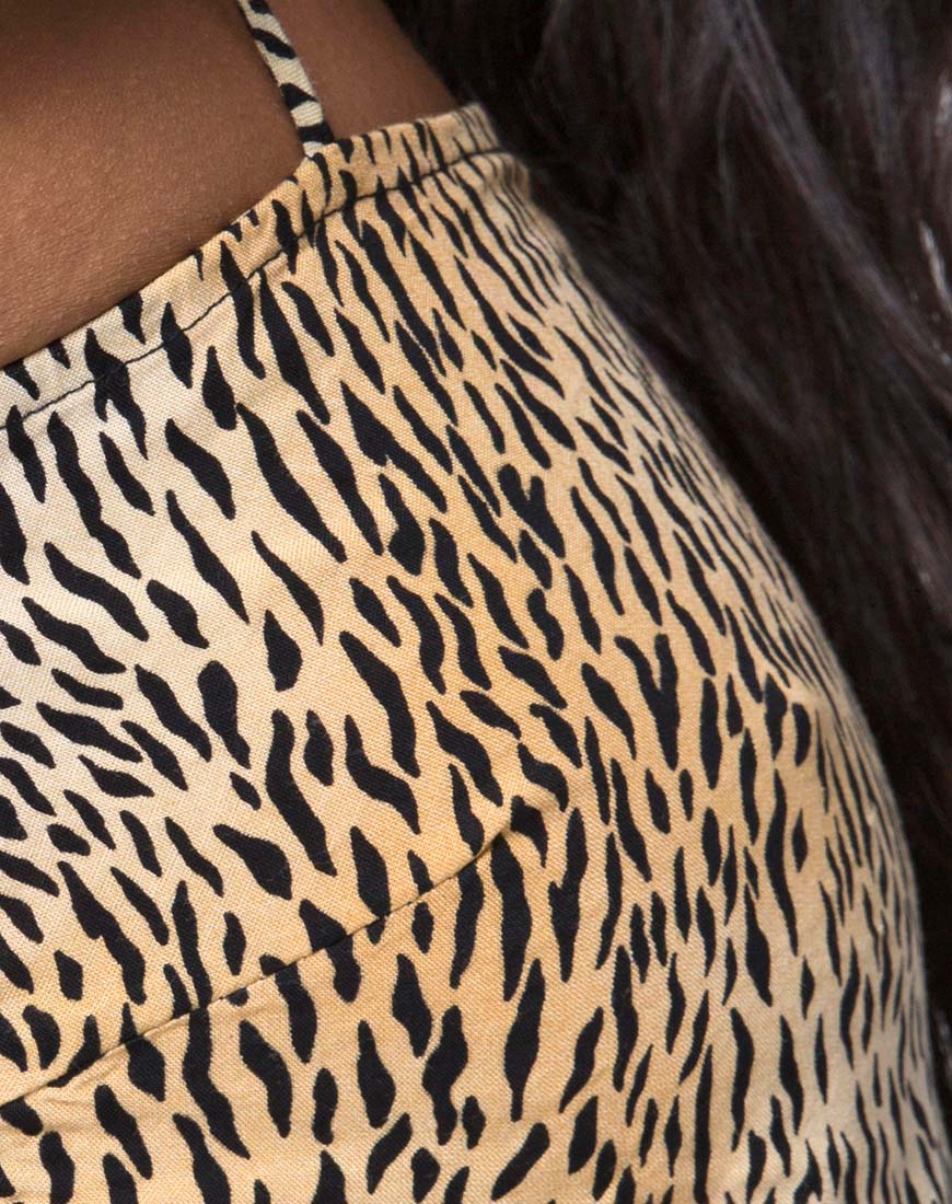 Image of Mosley Crop Top in Mini Tiger Brown