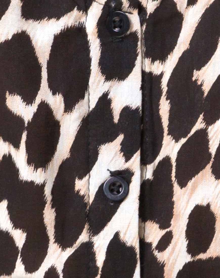 Image of Sanna Slip Dress in Oversize Jaguar