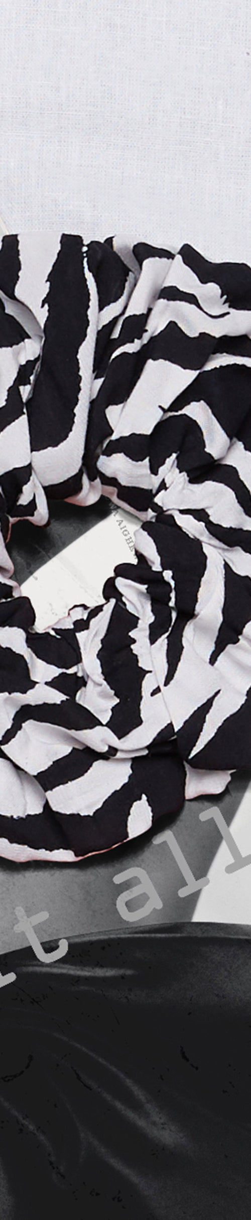 Image of XL Scrunchie in 90s Zebra