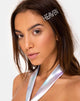 Image of Hair Clip with Sliver Heaven Logo