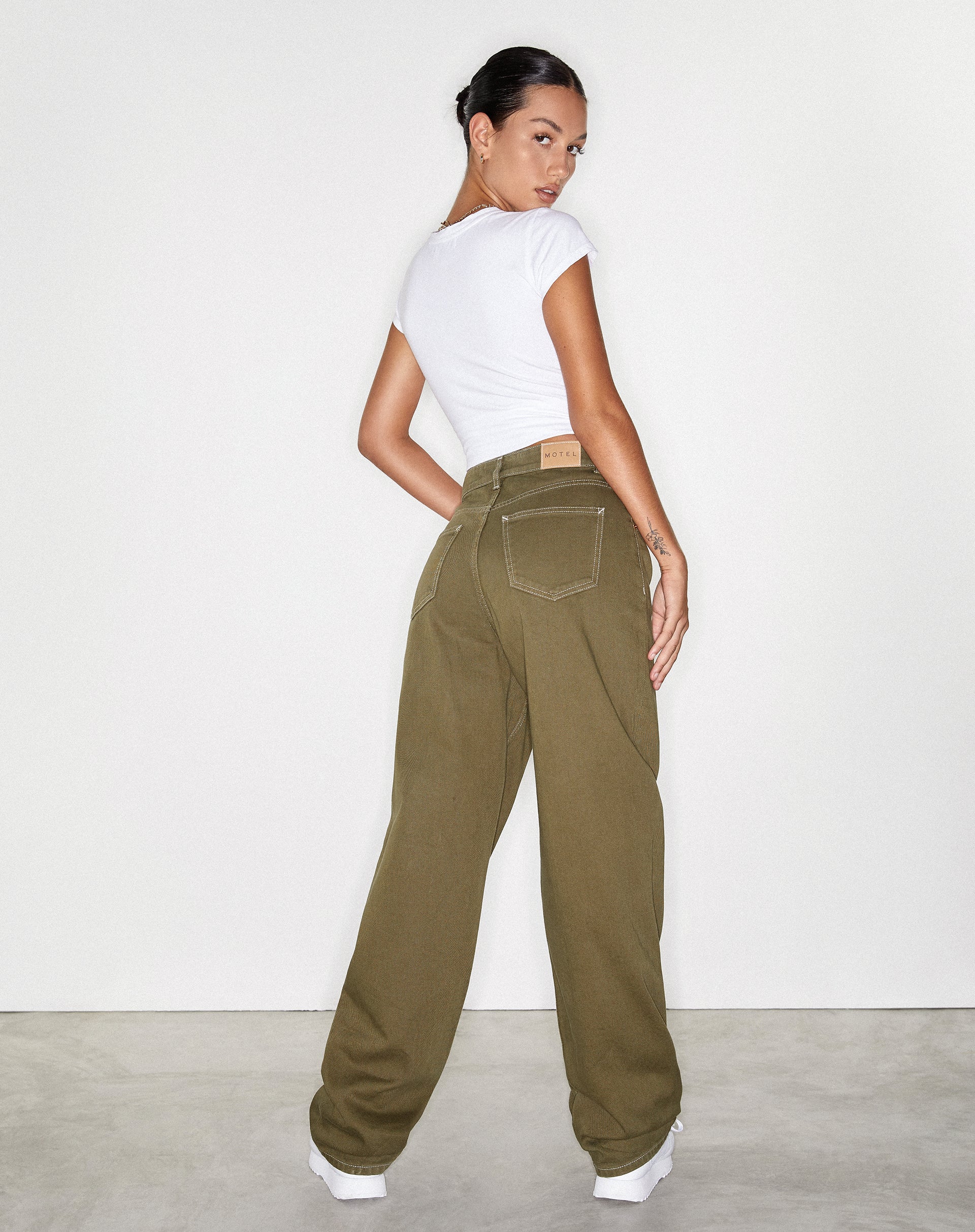 Military sales green jeans